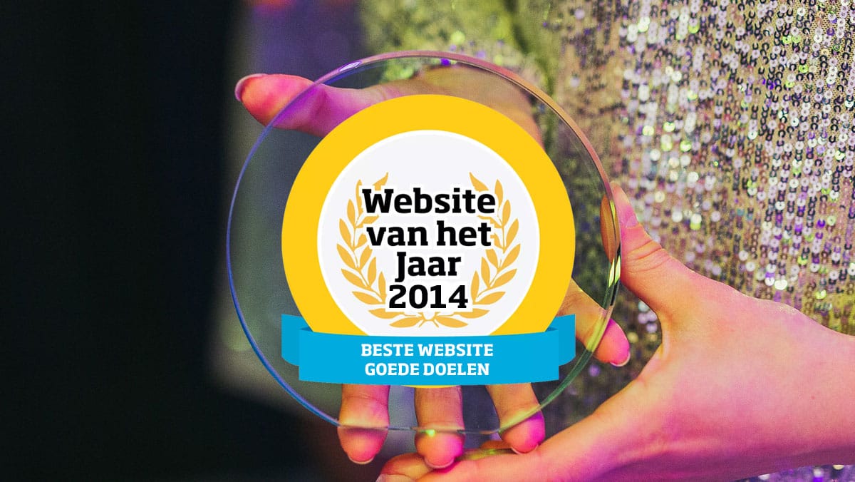 Haarstichting genomineerd voor website van het jaar 2014
