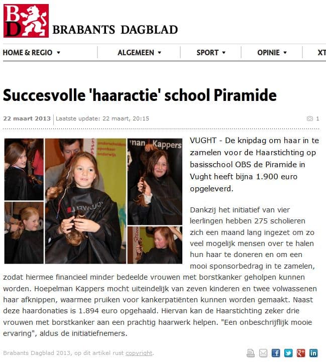 succesvolle knipactie brabants dagblad