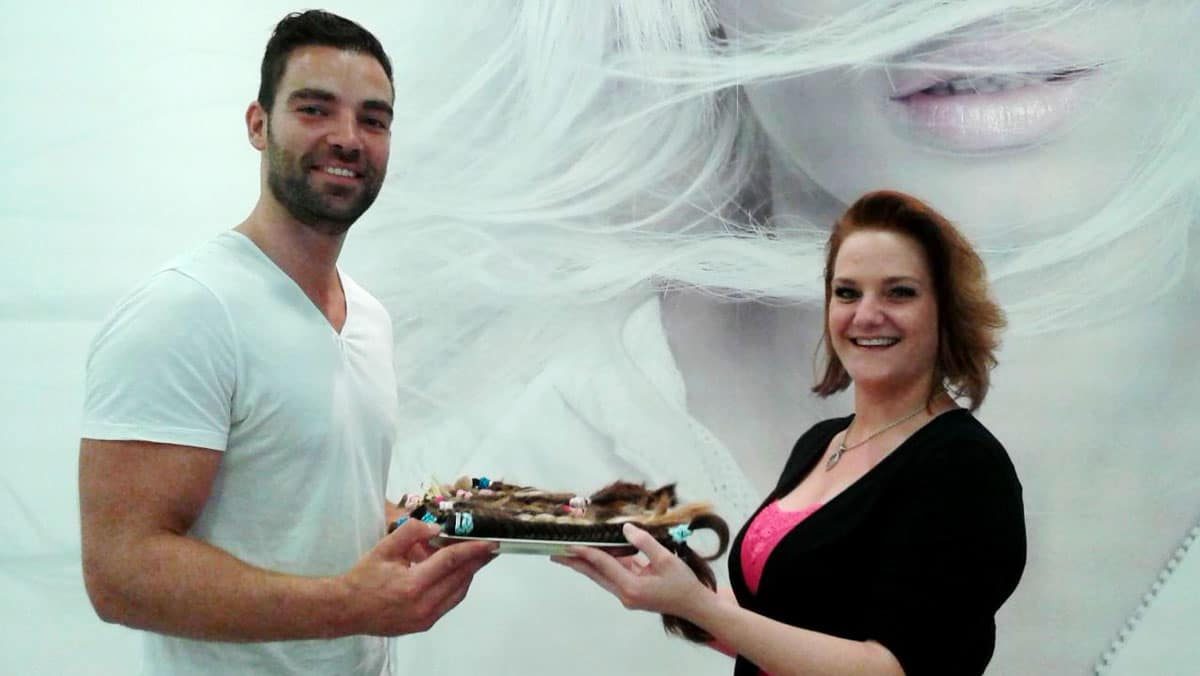 Cor Cornet Hairsalon evenement voor Haarstichting